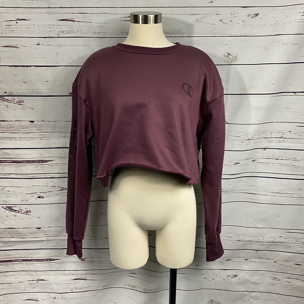 Champion Purple Crop Top Sweater‎